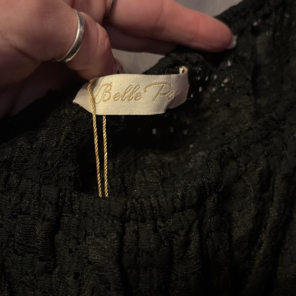 Belle Poque black retro pinup top - Picture 4 of 11